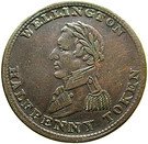 ½ Penny Token (Wellington Token)