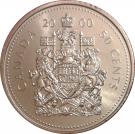 50 Cents- Elizabeth II (revised coat of arms)