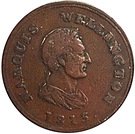 ½ Penny Token (Marquis Wellington)