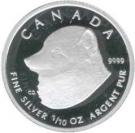 2 Dollars - Elizabeth II (1/10 oz Arctic Fox)