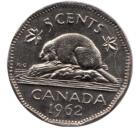 5 Cents - Elizabeth II (1st portrait, dodecagonal)