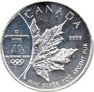 5 Dollars - Elizabeth II (1oz Vancouver Olympic Games)