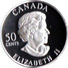 50 Cents - Elizabeth II (Tiger Swallowtail)