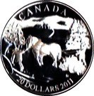20 Dollars - Elizabeth II (Winter Scene)