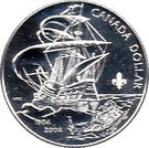 1 Dollar - Elizabeth II (First French settlement in America)