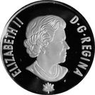 5 Cents - Elizabeth II (Our home and native land; silver)