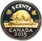 5 Cents - Elizabeth II (The Beaver)