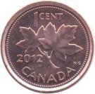 1 Cent - Elizabeth II (4th portrait; non-magnetic)