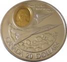 20 Dollars - Elizabeth II (CF-105 Avro Arrow)