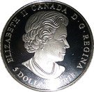 5 Dollars - Elizabeth II (February Birthstone)