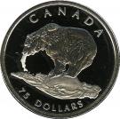 75 Dollars - Elizabeth II (Grizzly bear; platinum)