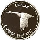1 Dollar - Elizabeth II  (Centennial Canada Goose; 2017 Version )