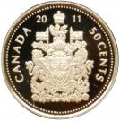 50 Cents - Elizabeth II (4th portrait; Silver Proof Issue)