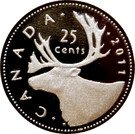 25 Cents - Elizabeth II (Silver Proof Issue)