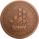 ½ Penny (success to navigation & trade)
