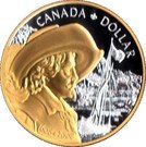 1 Dollar - Elizabeth II (Quebec City; gold plated)