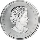 2 Dollars - Elizabeth II (Howling Wolves; ¾ oz. Silver Bullion Coinage)