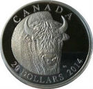 20 Dollars - Elizabeth II (The Bison: A Portrait)