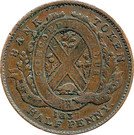 ½ Penny / 1 Sou ("BANK OF MONTREAL")