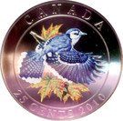 25 Cents - Elizabeth II (Blue Jay)