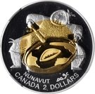 2 Dollars - Elizabeth II (Nunavut; Gold)