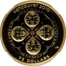75 Dollars - Elizabeth II (Four Host First Nations)