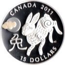 15 Dollars - Elizabeth II (Year of the Rabbit)