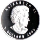 3 Dollars - Elizabeth II (¼ oz Lynx)