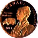 5 Dollars - Elizabeth II (1/10 oz - Norman Bethune)