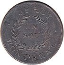½ Penny - J. Roy Montreal token