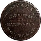 ½ Penny (T.S. Brown & Co)