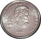 25 Cents - Elizabeth II (Ice Hockey; coloured)