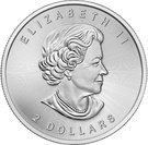 2 Dollars - Elizabeth II (Bald Eagle; ½ oz. Silver Bullion Coinage)