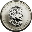 50 Dollars - Elizabeth II (4th Portrait; 1 oz. Palladium Bullion Coinage)