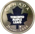 25 Cents - Elizabeth II (Toronto Maple Leafs)