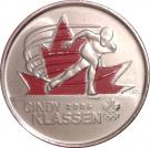 25 Cents - Elizabeth II (Cindy Klassen; colourized)