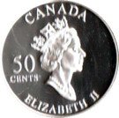 50 Cents - Elizabeth II (Golden Daffodil)