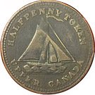 ½ Penny (Sloop Token - Commercial Change - Tools)