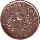 ½ Penny - George IV
