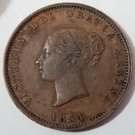 ½ Penny Currency - Victoria