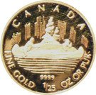 50 Cents - Elizabeth II (Voyageurs)