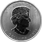 5 Dollars - Elizabeth II (Grizzly Bear)