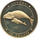 100 Dollars - Elizabeth II (Bowhead Whale)