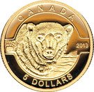 5 Dollars - Elizabeth II (Polar Bear)