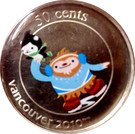 50 Cents - Elizabeth II (Miga and Quatchi Figure-Skating)