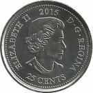 25 Cents - Elizabeth II (Remembrance; coloured)