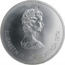 5 Dollars - Elizabeth II (Olympic Rings and Wreath)