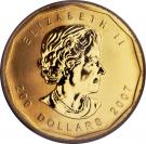 200 Dollars - Elizabeth II (1 oz. Gold Bullion Coinage; Test)