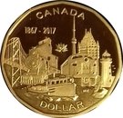 1 Dollar - Elizabeth II (Our Home and Native Land)