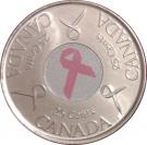 25 Cents - Elizabeth II (Pink Ribbon)